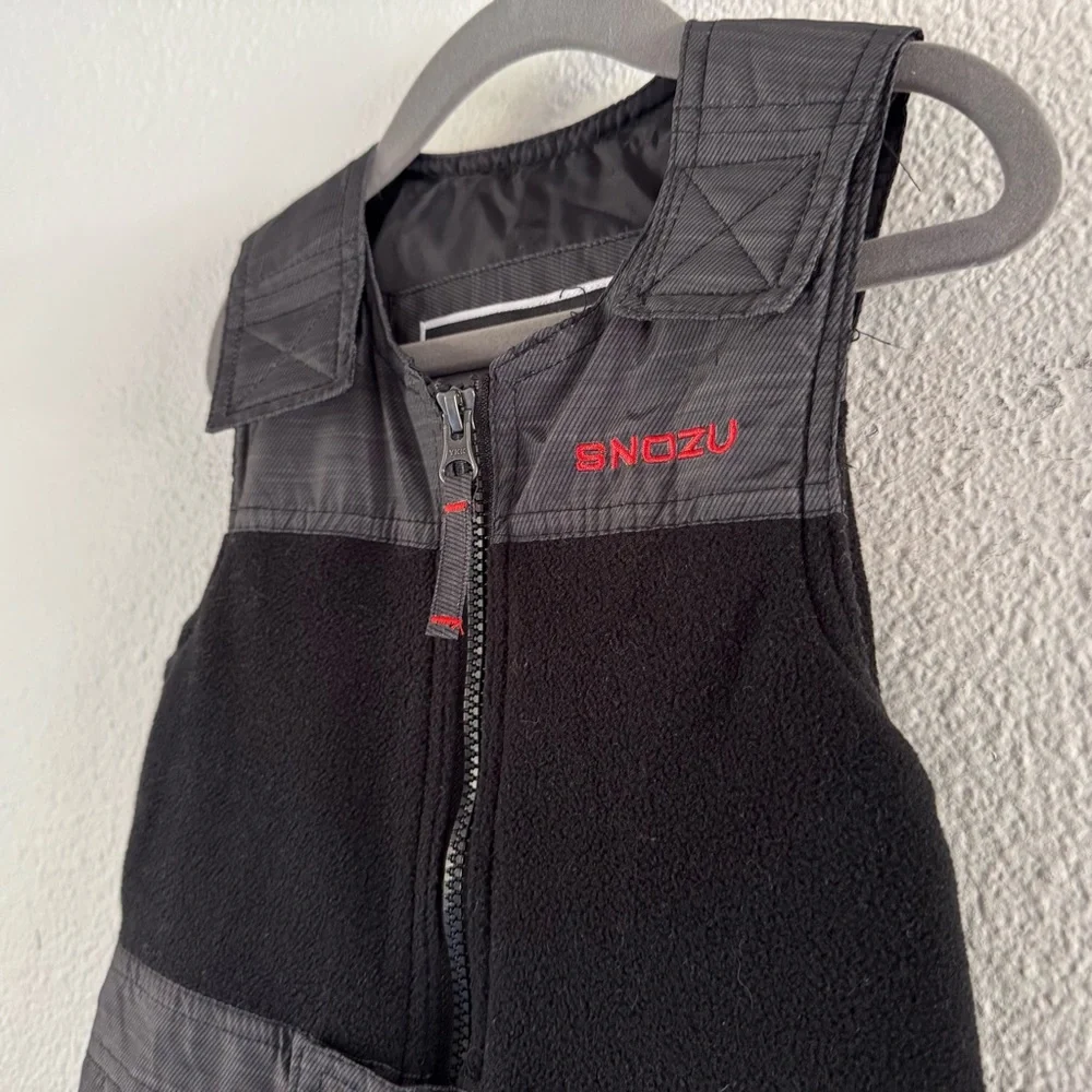 Snow Bib Pants 4T Weather Resistant Adjustable Zip Closure Snozu Winter Sporty - Picture 4 of 12